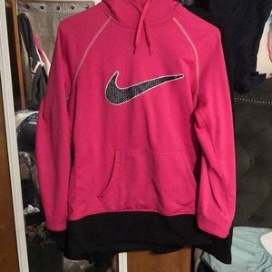 Pink Nike hoodie